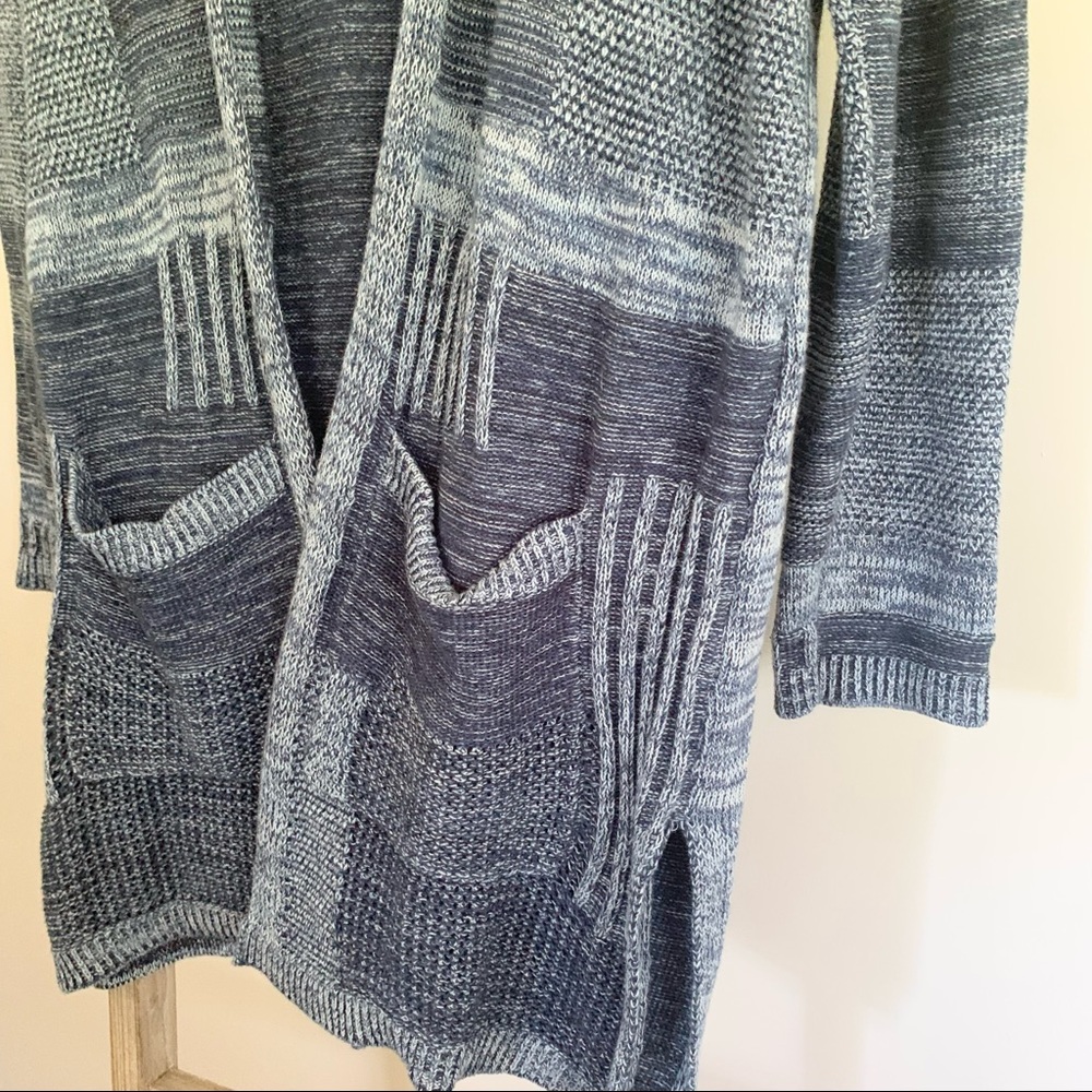 Soft Surroundings Patterned/Patchwork Blues Open … - image 5